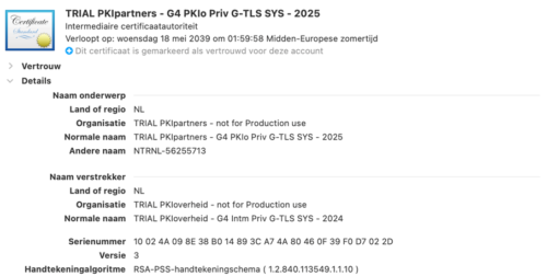 G4 trial-certificaten: testen vóór de transitie begint