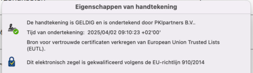 Lees en leer over: qSeal for eSig
gekwalificeerde elektronische handtekening
eIDAS QES
Bedrijfszegel
KPN
Digidentity
Quovadis
PKIoverheid G3
PKIoverheid G4